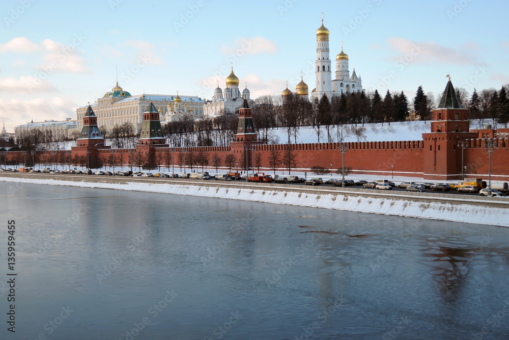 Fototapeta premium Moscow Kremlin. UNESCO world heritage site.