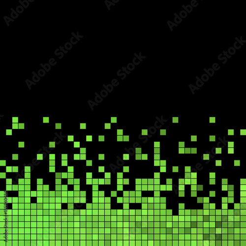 abstract vector square pixel mosaic background