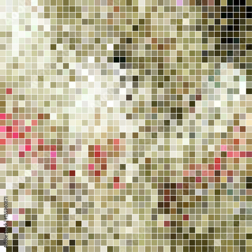 abstract vector square pixel mosaic background