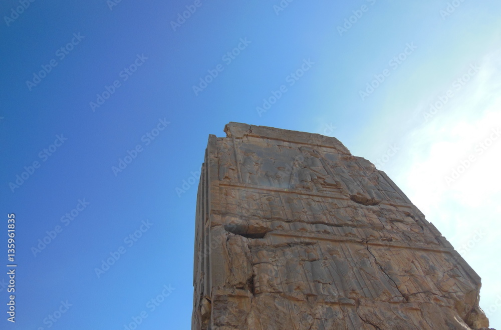 Ruine de Persépolis en Iran