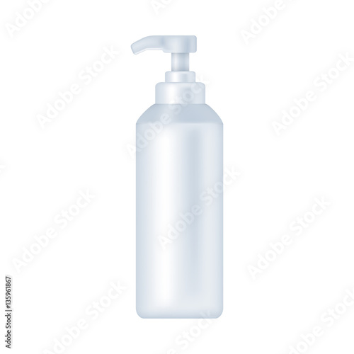 Cosmetic package white mock up