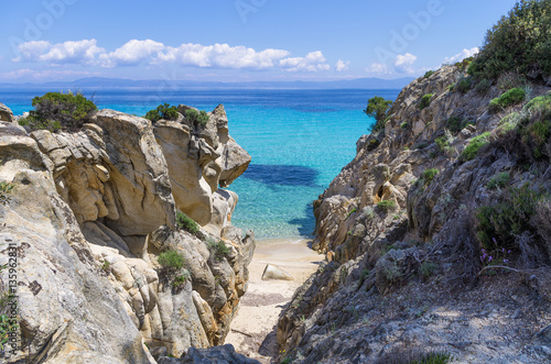 Amazing scenery in SIthonia, Chalkidiki, Greece © kokixx