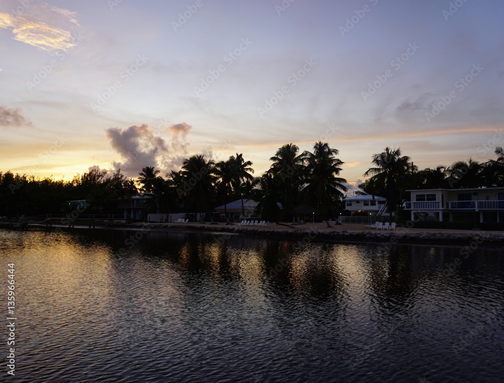 Sonnenuntergang auf den Florida Keys