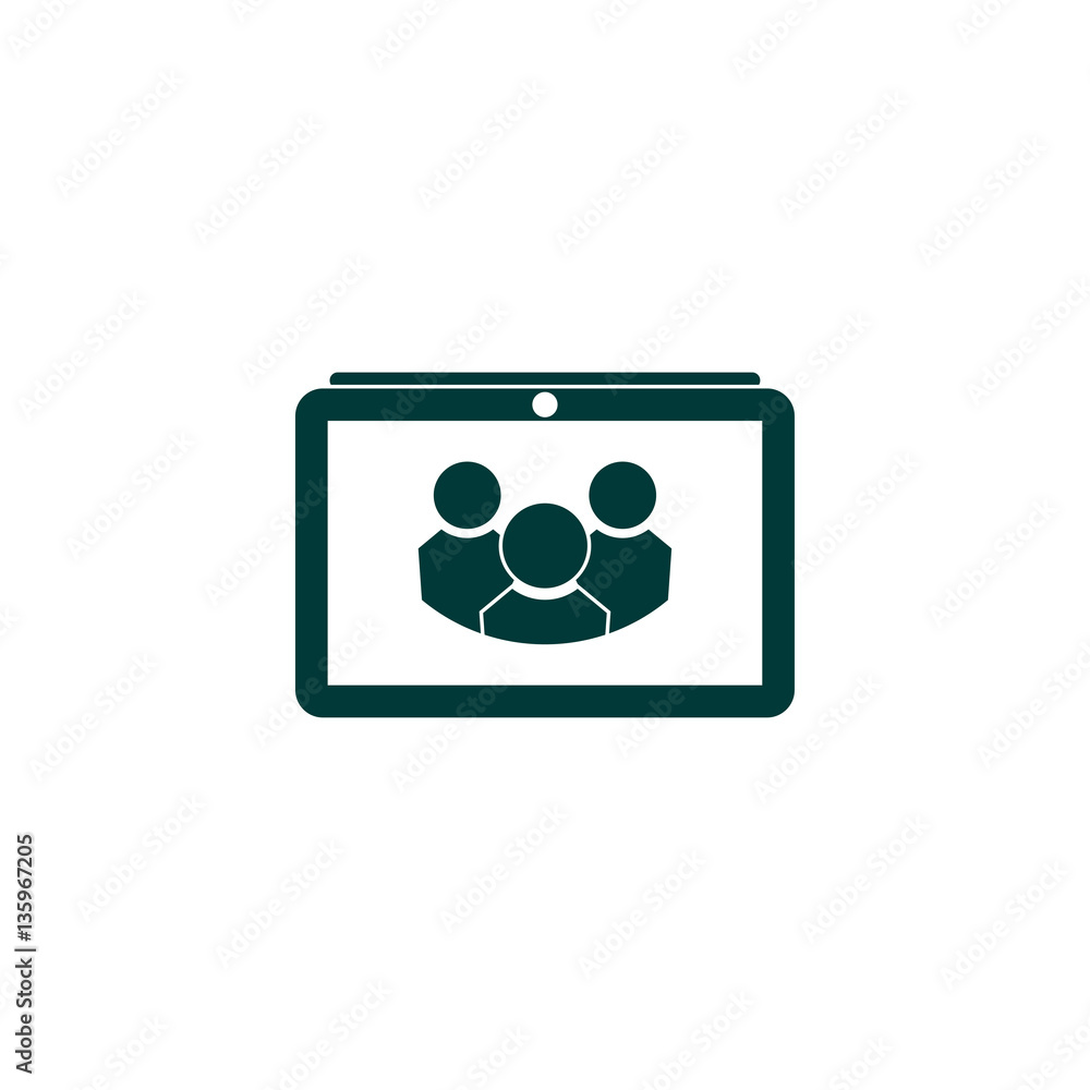 conference call concept. User Profile, Group Icon conference call concept. User Profile, Group Icon