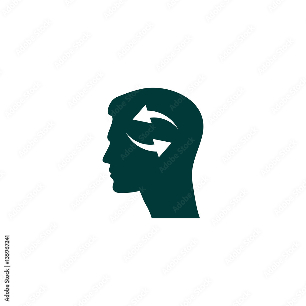 head refresh icon head refresh icon