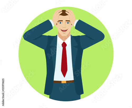 Tableau sur toile Businessman