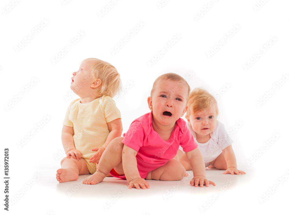Children's grief of the three babies Children's grief of the three babies