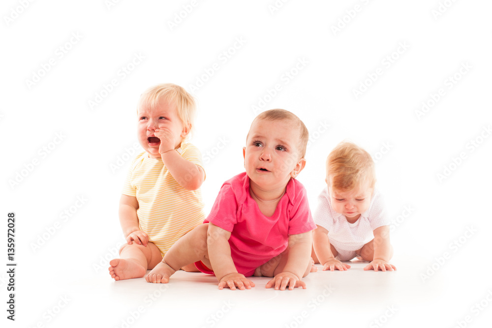 Children's grief of the three babies Children's grief of the three babies