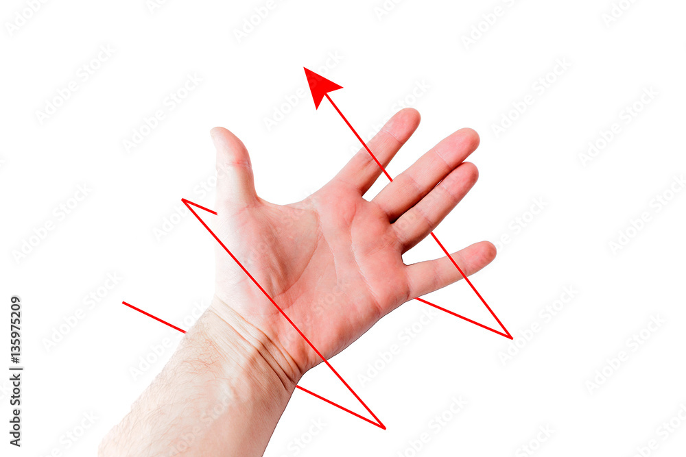 Male hand Male hand