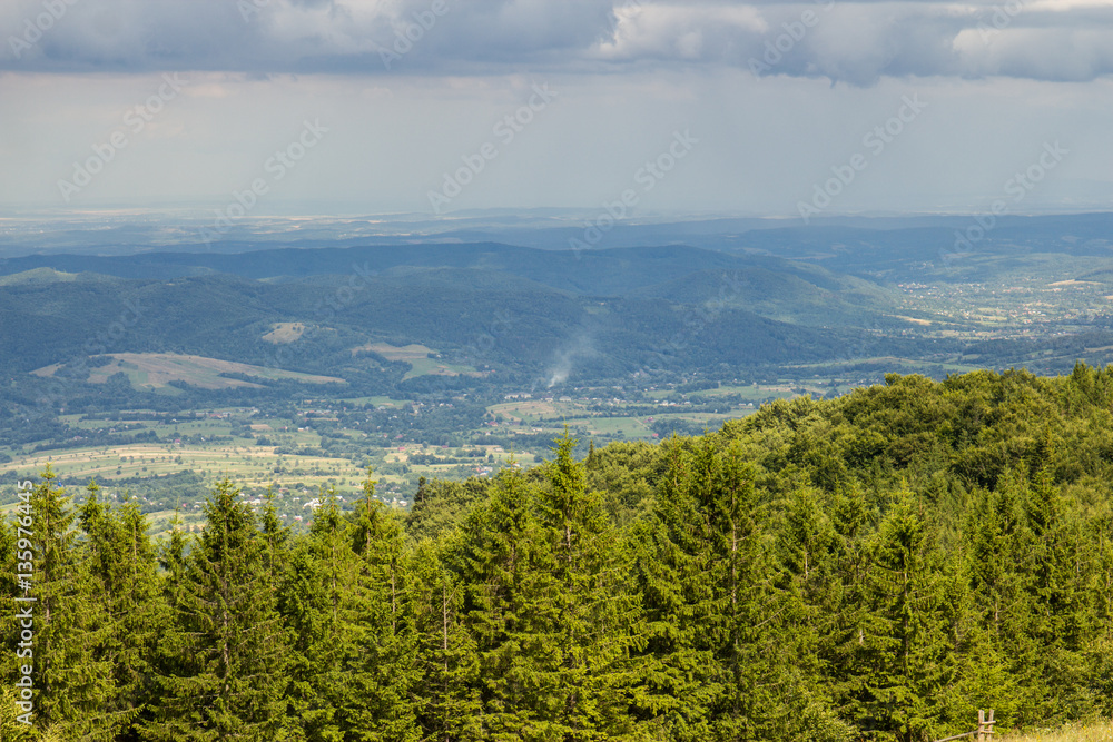 Carpathians mountains landscape