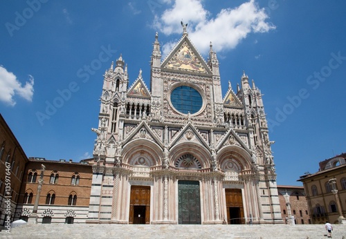 Gothic cathedral in the historic city Siena, Tuscany, Italy