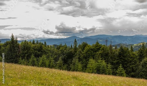 Carpathians mountains landscape