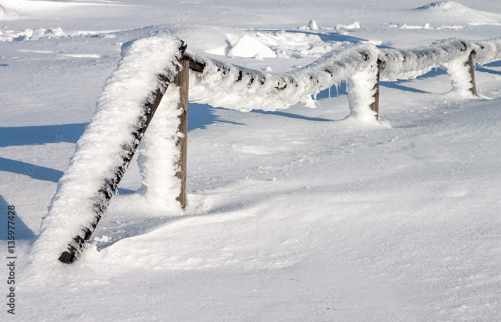 Fototapeta premium Winter in Deutschland