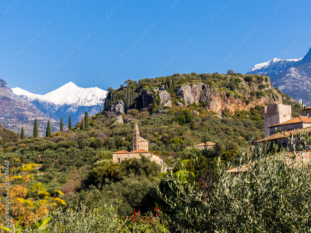 Kardamyli village in Messenia, Peloponnese, Greece, Europe
