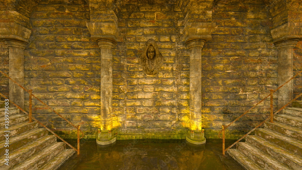 地下遺跡 Stock イラスト Adobe Stock