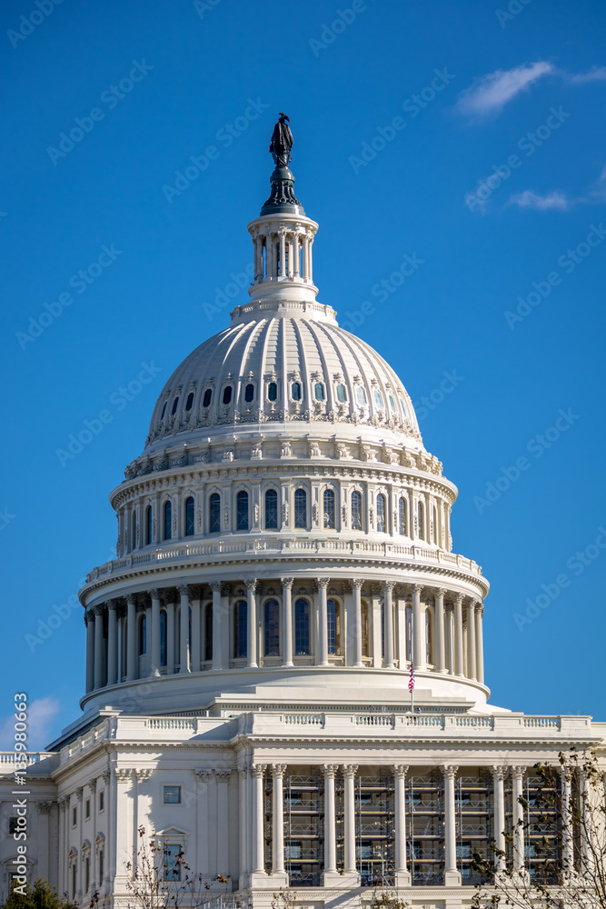 Dome of United States Capitol Building - Washington, DC, USA