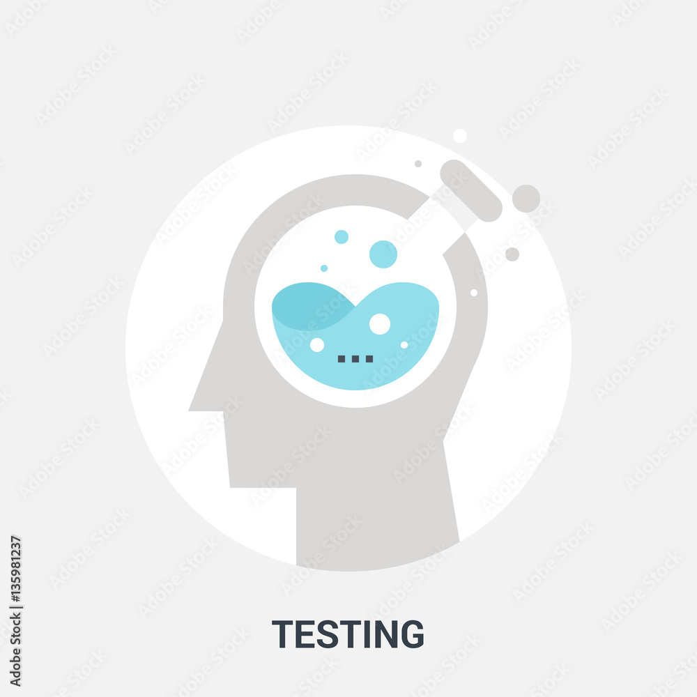 testing icon concept testing icon concept