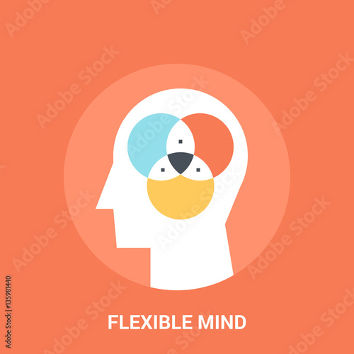 flexible mind icon concept