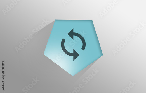 sky blue icon logo