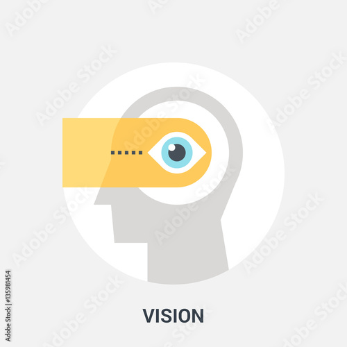 vision icon concept