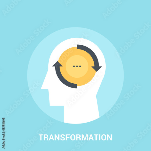 transfrormation icon concept