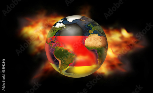 fire and flames Germany 3d ...