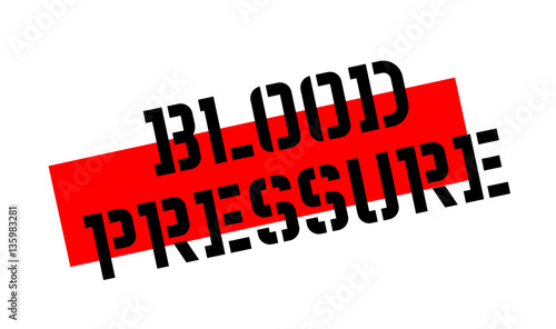 Blood Pressure rubber stamp. Grunge design with dust scratches. Effects can be easily removed for a clean, crisp look. Color is easily changed.