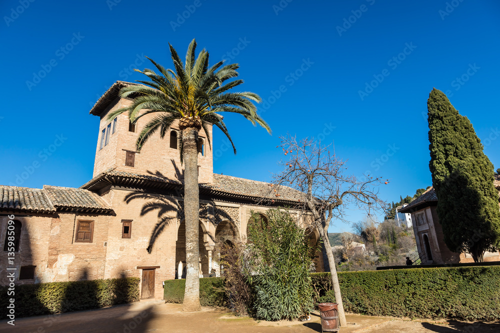 Les jardins andalous de l'Alhambra, Grenade, Espagne Les jardins andalous de l'Alhambra, Grenade, Espagne