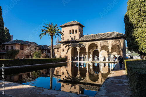 Les jardins andalous de l'Alhambra, Grenade, Espagne photo