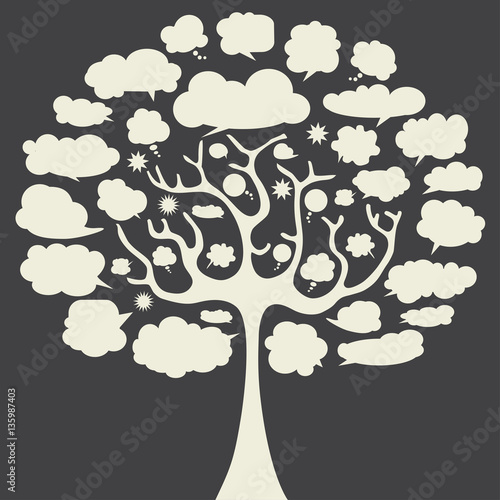 Cloud bubble tree 