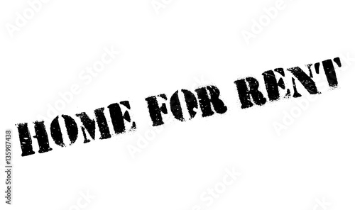 Home For Rent rubber stamp. Grunge design with dust scratches. Effects can be easily removed for a clean, crisp look. Color is easily changed.