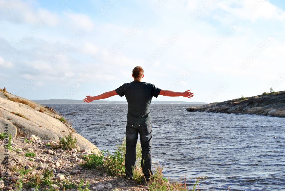 Fototapeta premium Blondynek