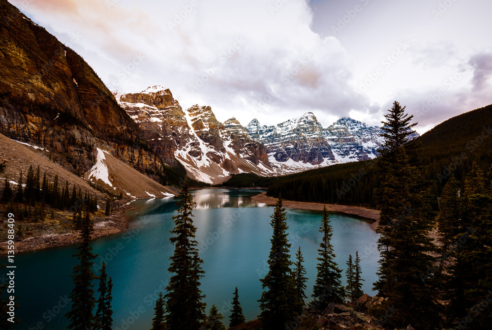 Moraine Lake and the Valley of the Ten Peaks