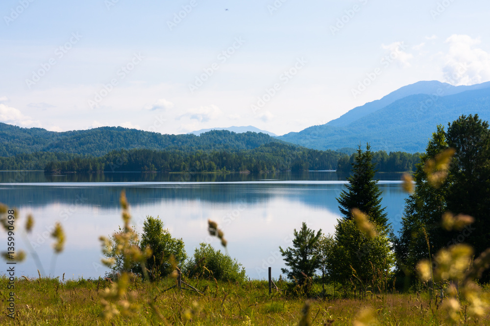 Tagasuk lake. Beautiful siberian lake.  Russia