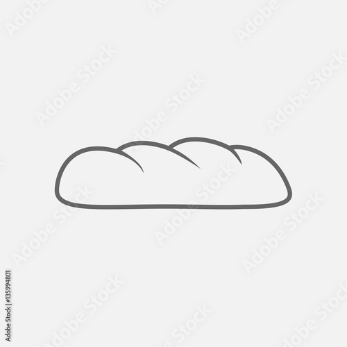 Bakery  Bread  food ,  vector icon 