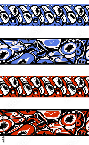 abstract red background native north american