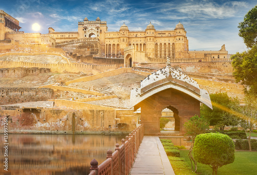 Wallpaper Mural Amer Fort  is located in Amer, Rajasthan, India. Torontodigital.ca