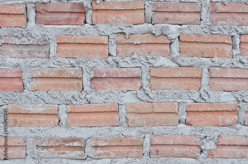 New brick tile wall background and texture