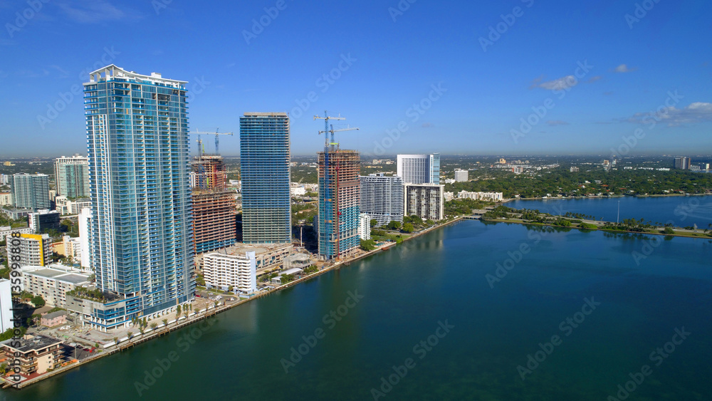 Stock photo of Edgewater Miami Florida USA