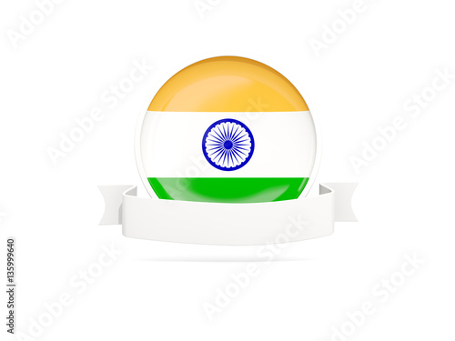 Free Download Flag of india with banner - GFXLoad