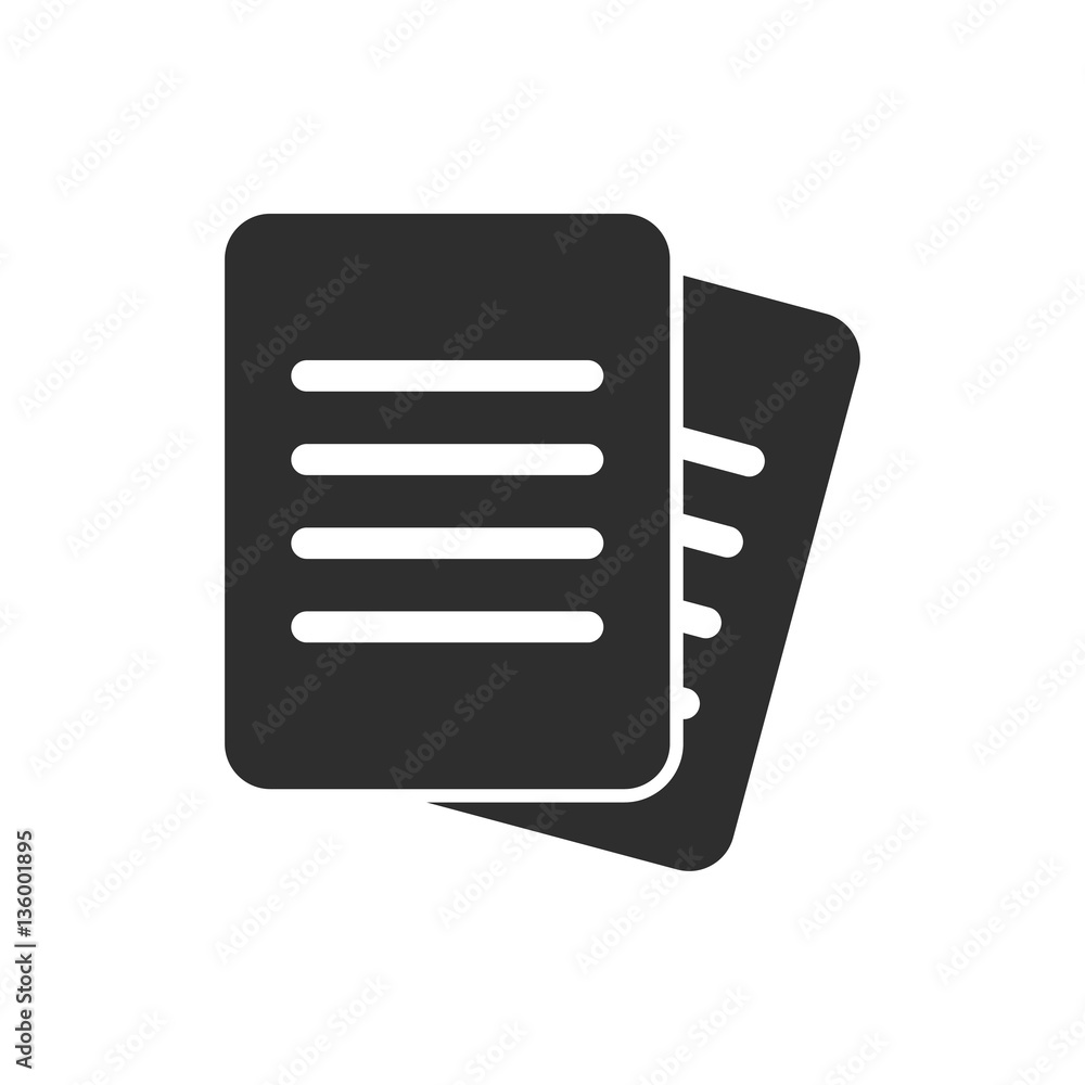 Document - vector icon. Document - vector icon.