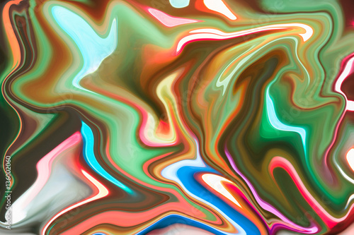 Abstract colorful background   Liquify filter.