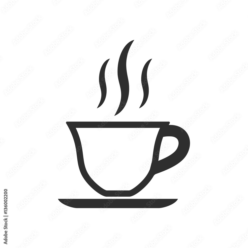 Coffee cup - vector icon. Coffee cup - vector icon.