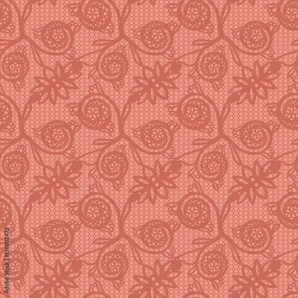 Fototapeta premium Floral pattern vector illustration