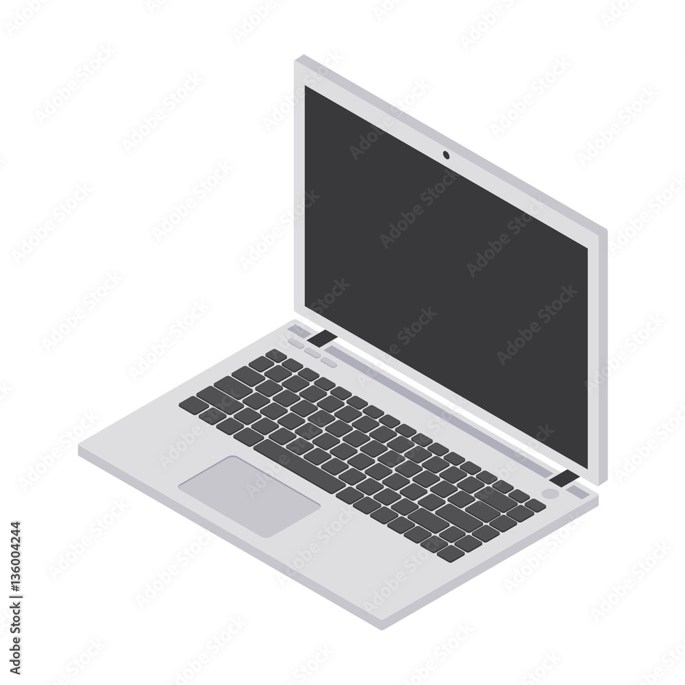 Isometric icon of a Laptop Isometric icon of a Laptop