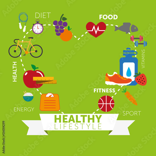 Healthy Lifestyle Background 