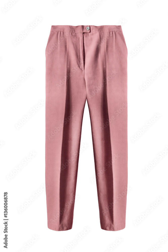 Pink pants isolated - obrazy, fototapety, plakaty 