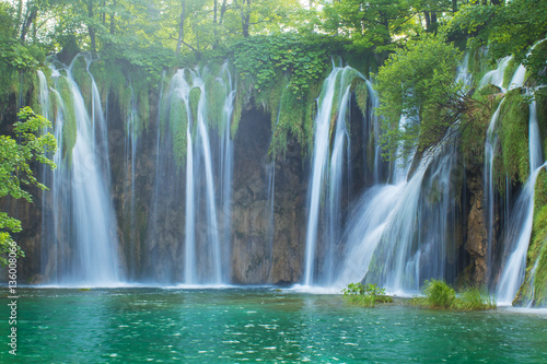 Plitvice lakes park in Croatia.