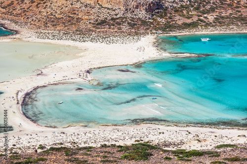 Wonderful sea lagoon with clear turquoise water