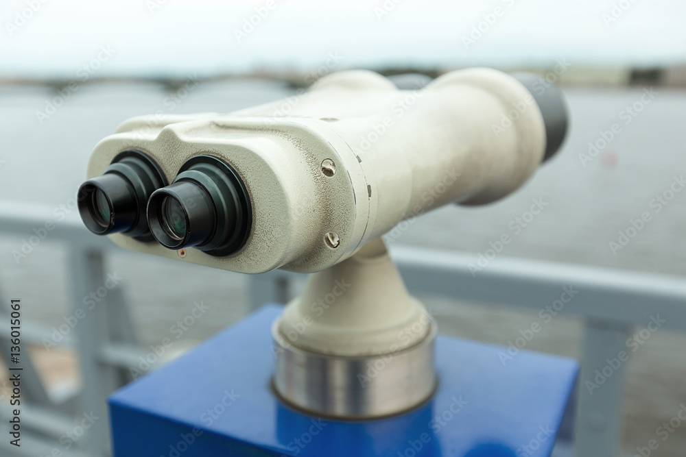 tourist binoculars at Peter-Pavel Fortres tourist binoculars at Peter-Pavel Fortres